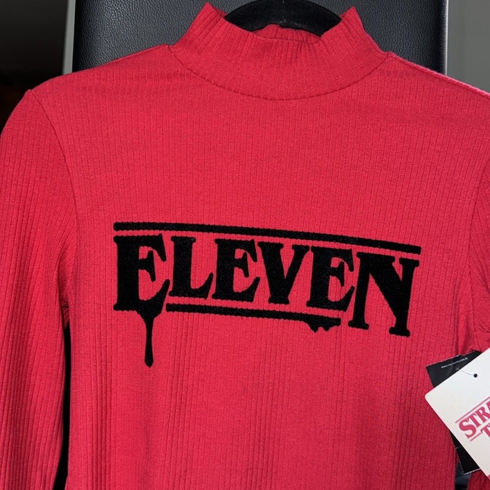 NWT. Stranger Things red turtle neck . Size Small - Picture 2 of 6